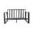 Double Sofa + Rectangular Coffee Table, Cushions-331380500