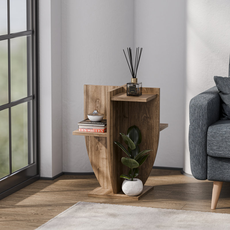 Ceki Plant Stand    , Brown