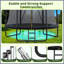 Trampoline 8 pi avec filet d'enclos et échelle, trampoline d'extérieur pour enfants et tout-petits, trampoline récréatif dans la cour arrière