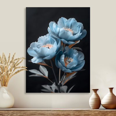 Robledo - pivoines, art mural, salon