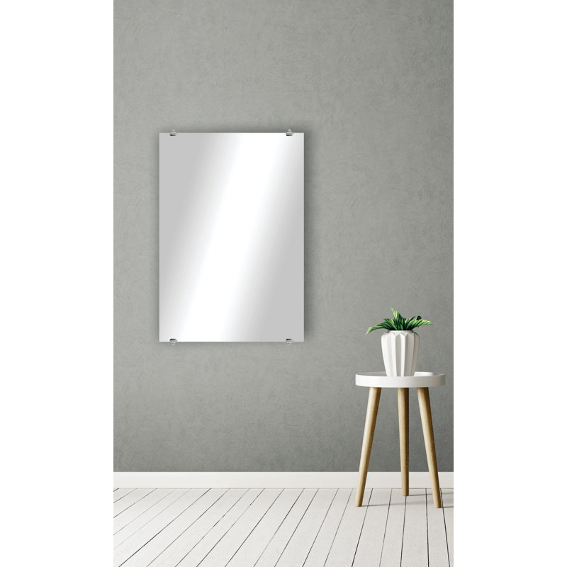 Zarrea Flat Wall Mirror, 30.5" x 44"