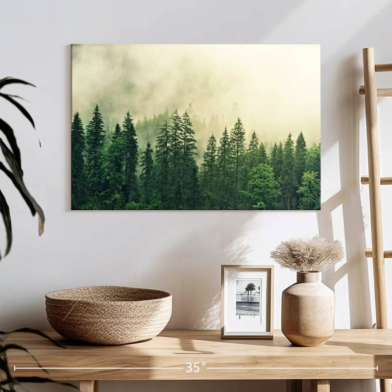 Harnek Hazy Mountain Pine Forest, 32" H x 48" W