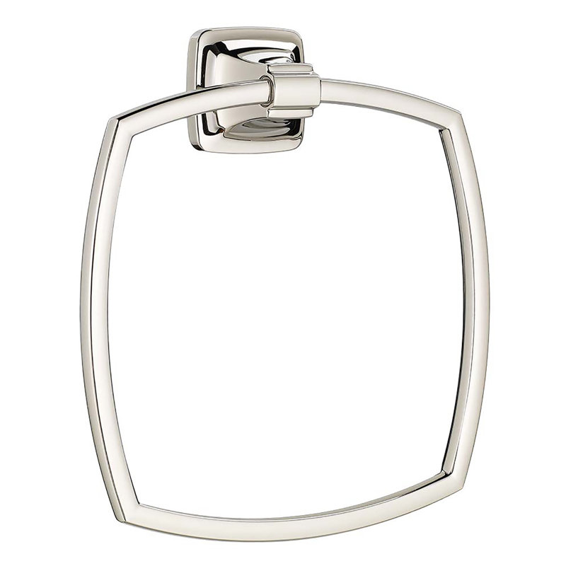 Anneau à serviettes American Standard Townsend, Nickel poli