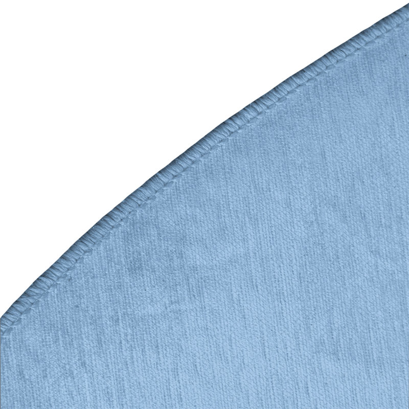 Chenille Striped Indoor Rug, Round 5'