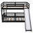 Twin Over Bunk Bed With , - Construction Safe Climbing-533384234