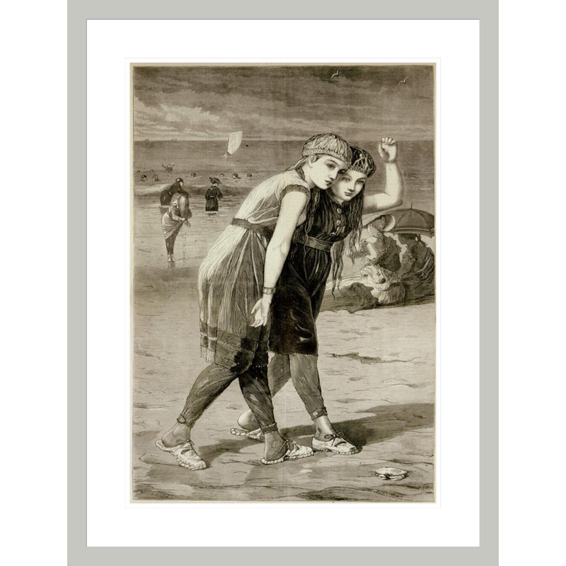 «The Bathers» par Winslow Homer - impression giclée encadrée, 29,5 po H x 22,48 po L