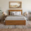 Lit plateforme en bois massif avec pied de lit et gigogne Madison-96140447