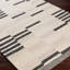 Beige Modern Rug, Striped Stain Resistant Easy to Clean Rug For Living Room, Dining Room, Bedroom, Kitchen-1320350982