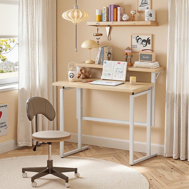 Metal Base Computer Desk