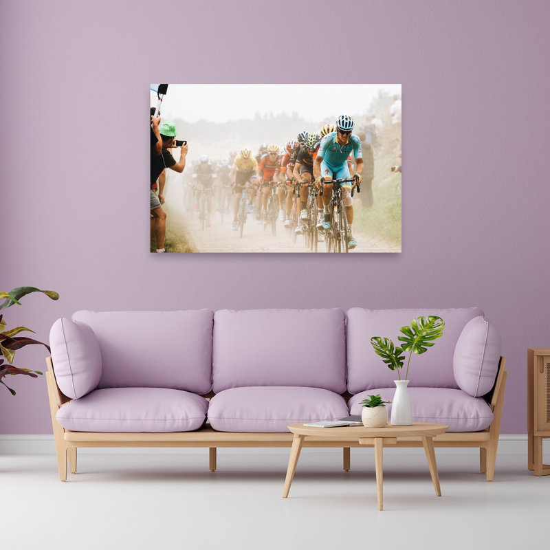 «Dusty Road Race», art mural contemporain, 40" H x 60" W