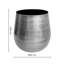 Antique Pewter Bell Bottomed Planter 22cm