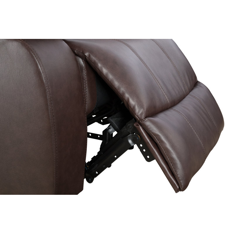Ensemble de salon inclinable en similicuir 3 pièces