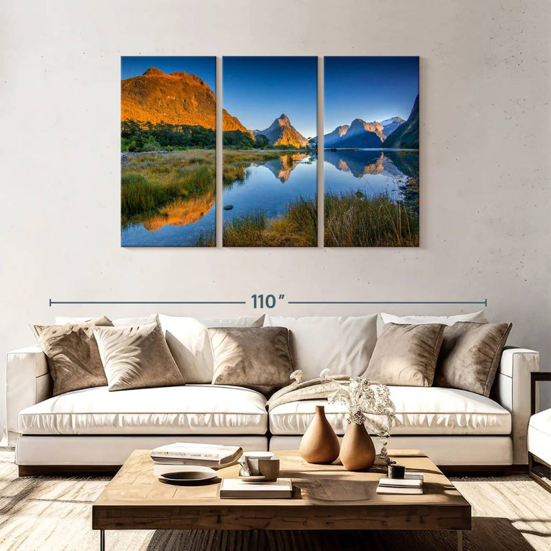 Milford Lake, 48" H x 74" W