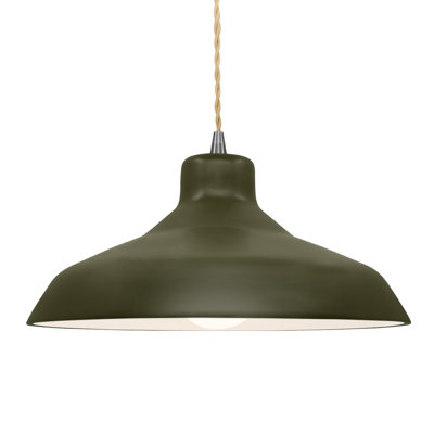 Luminaire suspendu en forme de dôme à 1 lumière Fallon