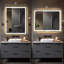 Miroir de salle de bain Led-1246514143