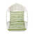 Coussin vert / cadre blanc est en rupture de stock