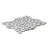 Recycled Cenote Pebble 13" x 13" Glass Mosaic Tile-66025867