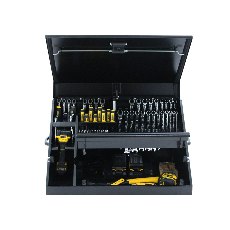 DeWalt 30.75'' W Steel Top Chest, Black