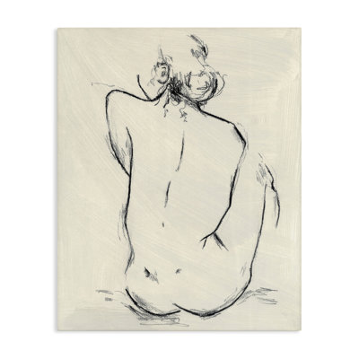 Toile d'étude assise nue, conception par Chloe Elliot