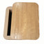 Table basse d'appoint 38,6 po à plateau relevable cannelé en bois massif et table d'appoint moderne avec rangement et hauteur réglable pour salon, chambre à coucher, appartement ou bureau, bois naturel