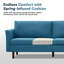 Cicero 204Cm Linen Flared Arm Sofa-981667558
