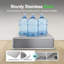 Go Fresh - Bac à litière pour chat en acier inoxydable