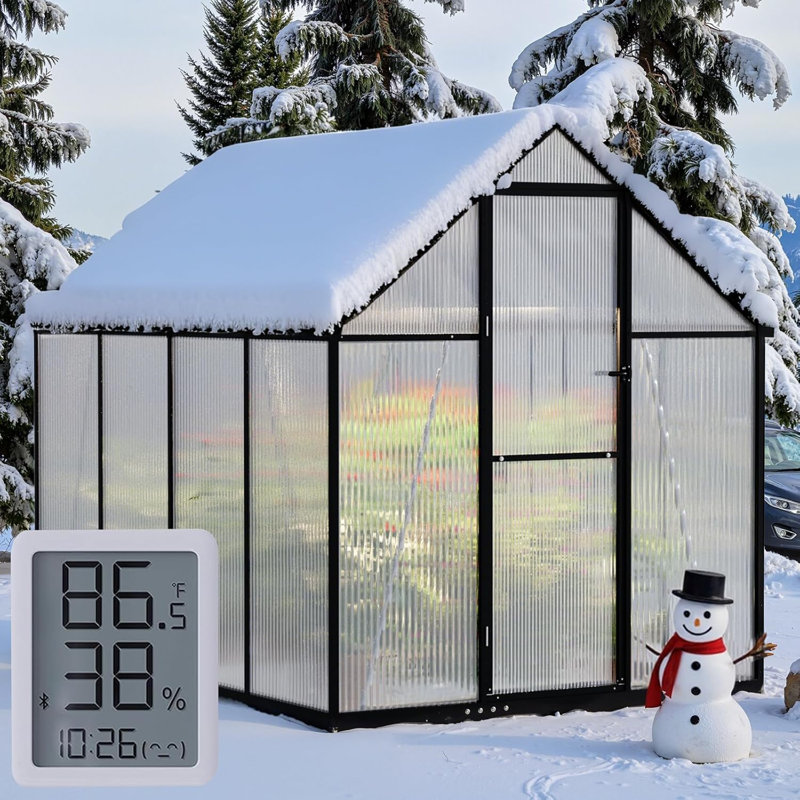 Greenhouse For Outdoors, Large Walk In Greenhouse Kit And Winter Garden Planting, Enhanced Aluminum Green Houses For Outside Withstands Strong Wind Or Snow To Protect Vegetables Or Plants
