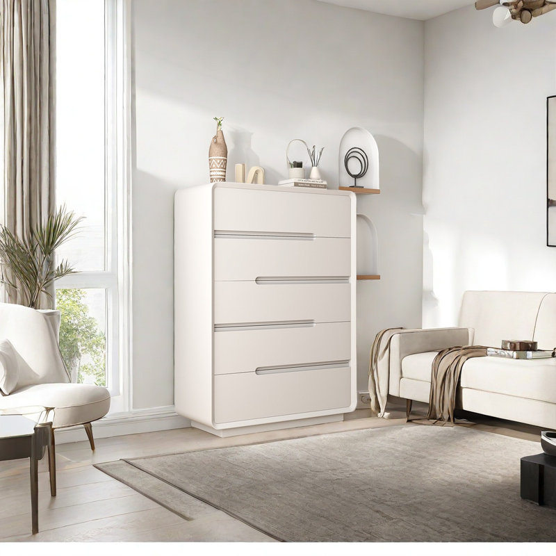 Armoire de rangement moderne et simple, Blanc