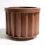 Pot rond Strata MD - brun foncé