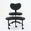 Chaise de méditation Plus, chaise à pieds croisés avec roulettes