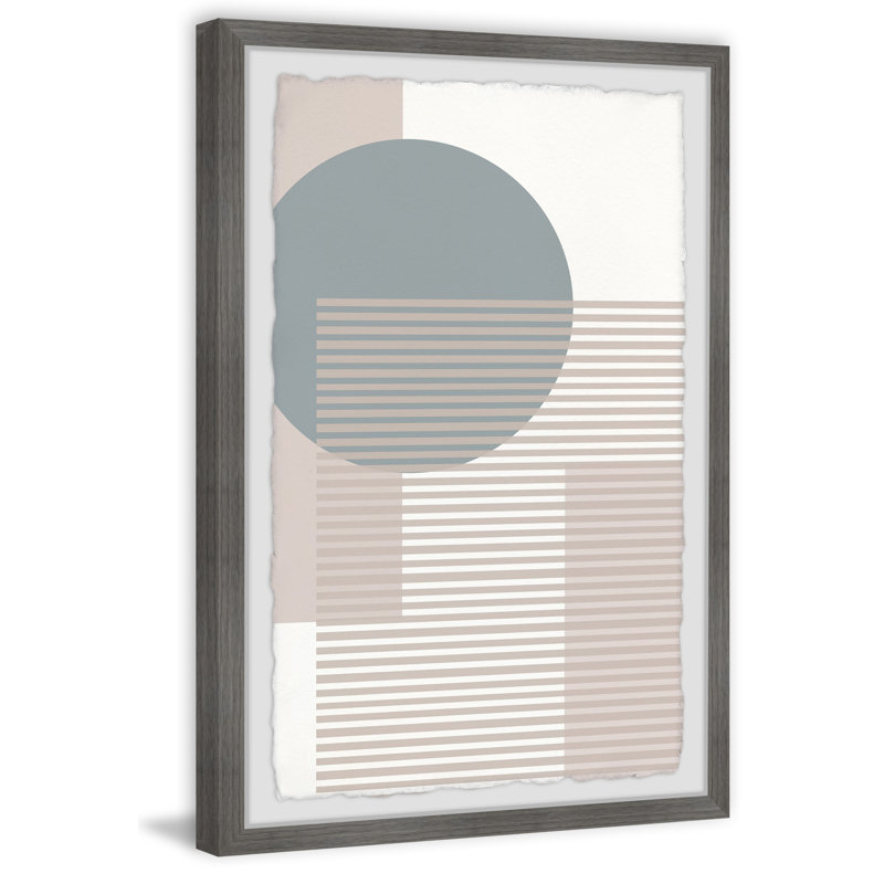 See Through Blinds - Single Picture Frame Painting, 61cm H x 41cm W x 3.81cm D