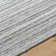 Tapis gris en viscose tissé à la main Rectangle Trona
