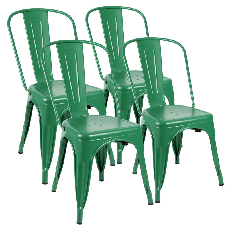 Chaise d'appoint Borowski, Vert