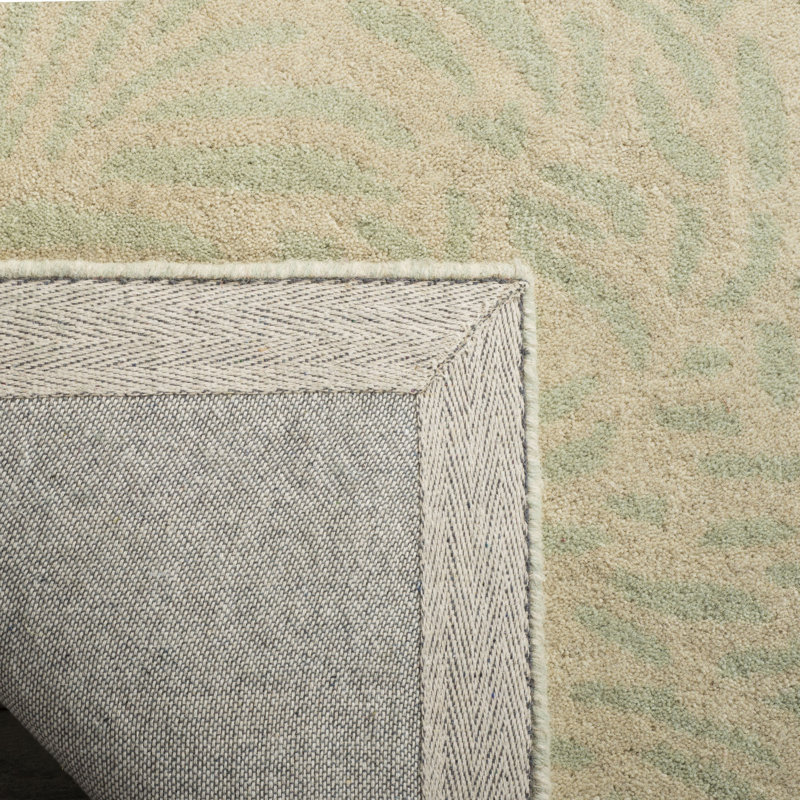 Tapis abstrait en laine touffeté à la main Coreatha Martha Stewart, Rectangle 8 pi x 10 pi