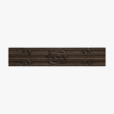 Bronze Natural Circles Polyurethane 2 1/4x12 Decorative Border
