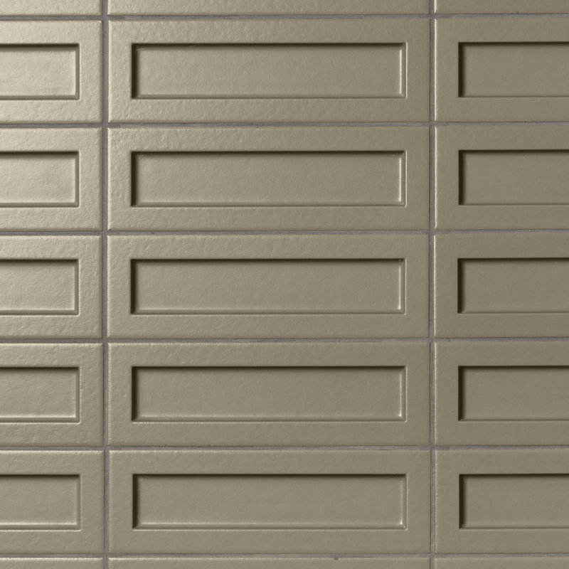 Arlo 3X11 3D Matte Ceramic Wall Tile, Green
