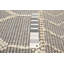 Tapis gris nouvel âge en laine 5 pi 1 po x 7 pi 11 po Iagulli