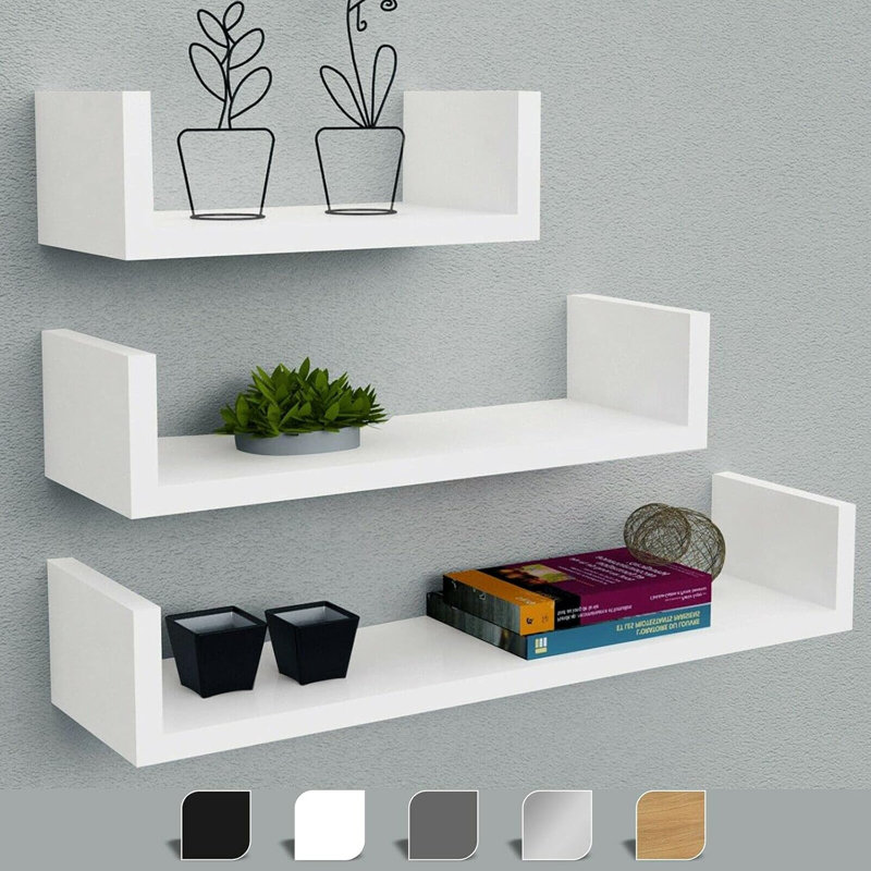 Floating Shelf, Rustic Brown
