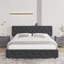 Cadre de lit USB foncé gris foncé-87894854-87894855