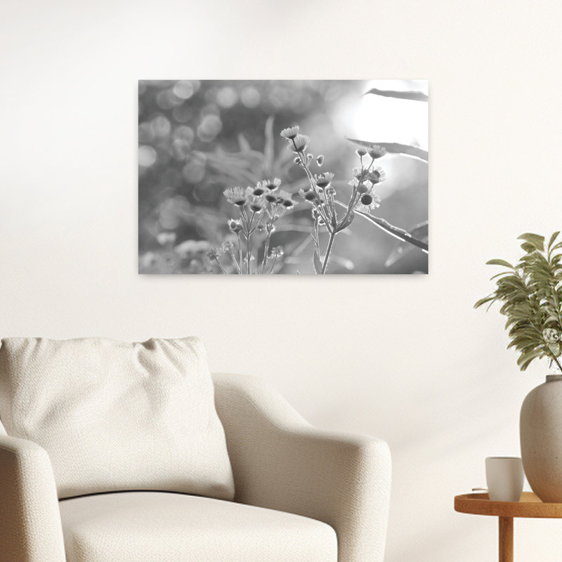 Fleurs sauvages III, art contemporain, H 24 po x l 16 po