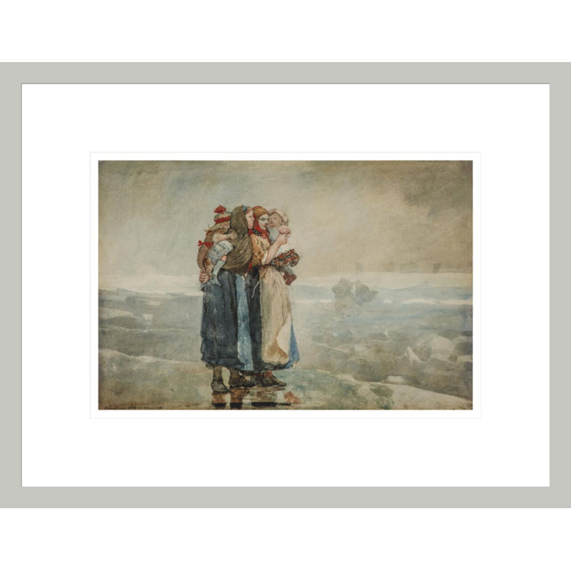 «Forebodings» par Winslow Homer - impression giclée encadrée, 13,07 po H x 16,75 po L