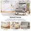 Chaise d'appoint moderne confortable et élégante avec fonction berçante et structure en métal robuste-774423904