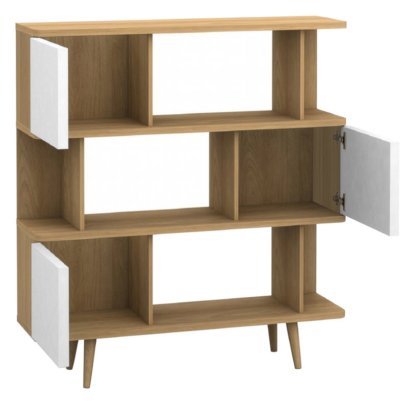 Calgary 129.9cm H x 120cm W Standard Bookcase