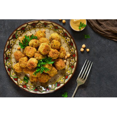 Arabian Dish - Falafel by Zefirchik06 - Wrapped Canvas Print