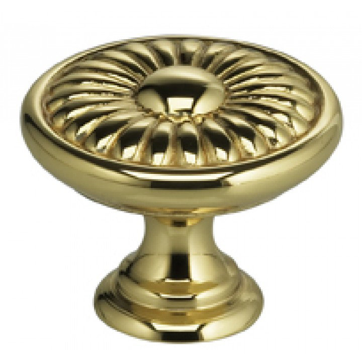 Ornate Mushroom Knob, Antique Nickel, 1.5625 H x 1.5625 W x 1.19" D