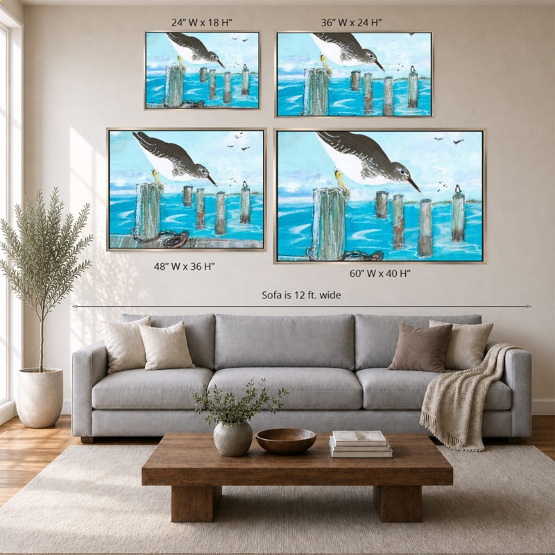 «Sandpiper Pier» par Robin Maria, impression sur toile