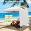 10x10 Slant Leg Pop-up Canopy Tent Instant Outdoor Beach Canopy Folding Portable Sports Shelter 10x10 Base 8x8 Top-96380346
