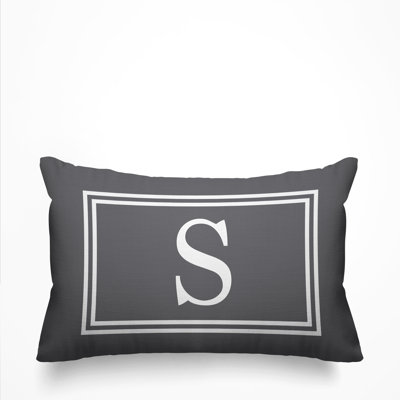 Coussin intérieur / extérieur imprimé monogramme
