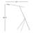 Cillian 60.5'' Black/Satin Brass LED Task Floor Lamp