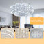 Lustre moderne 12 "à intensité variable pour le salon - argent-611174336-611174395-611174399